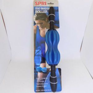 Spri Fitness Duo Massage Roller Muscle Recovery High Density Foam NEW